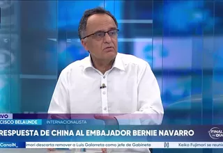 Francisco Belaunde: China no es un país democrático