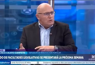 Francisco Calisto Giampietri: El caso de Julián Pérez está dañando considerablemente la imagen del Congreso