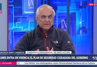 Francisco Diez Canseco: Falta un plan de emergencia que sea coherente