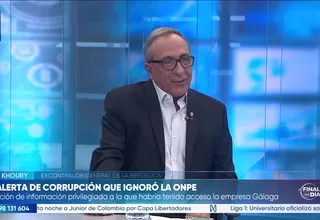 Fuad Khoury: No es viable ni correcto que la Contraloría esté en el proceso electoral