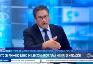 Gabriel Amaro: Nos hemos organizado a nivel regional ante el fenómeno El Niño