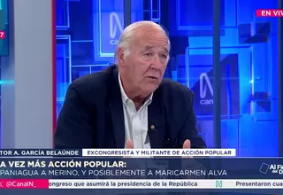 García Belaunde: La censura esta bien, la vacancia podría estar mejor 