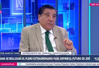 García Toma: El problema no es Jerí sino defender el orden constitucional