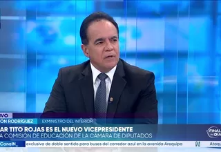 Gastón Rodríguez: Permanencia de Arriola es una situación bastante preocupante para el comando de la Policía