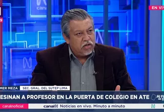 Gilmer Meza: Este miércoles inicia la huelga nacional de profesores en cuatro regiones del país