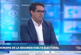 Giulio Valz - Gen: Me parece bien difícil que Jorge Nieto apoye a Keiko Fujimori