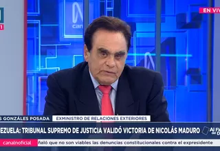 Gonzales Posada: La única forma para que esto acabe es con un levantamiento militar