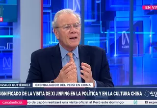 Gonzalo Gutiérrez aseguró que visita del presidente chino Xi Jinping a Lima es del más alto nivel