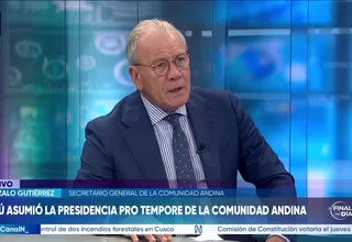 Gonzalo Gutiérrez: La Comunidad Andina es el coordinador de cuatro países