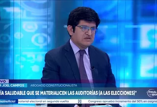 Heber Joel Campos: Sería saludable que se materialicen las auditorías a las elecciones