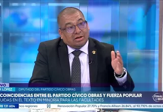 Heber López: El tema más parece un capricho que una solicitud propiamente de facultades