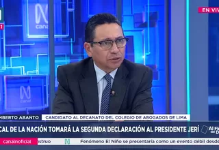 Humberto Abanto: Reuniones de Jerí con empresarios chinos y contrataciones de allegadas ameritan investigación
