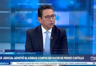 Humberto Abanto sobre eventual gracia presidencial: Balcázar sería el cómplice de la impunidad de un golpista