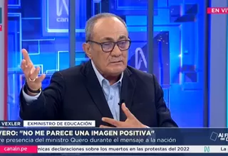 Idel Vexler: Le recomendaría a Morgan Quero que pida disculpas públicas a la Nación 