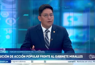 Ilich López: Lamento que la palabra del presidente Balcázar no tenga valor