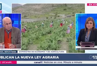 Ismael Benavides: "La congresista Flor Pablo no sabe nada de agricultura"
