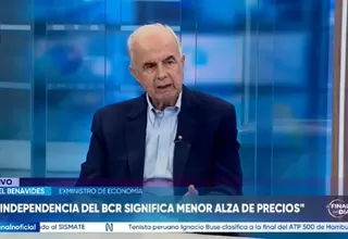 Ismael Benavides: La independencia del BCR significa menor alza de precios