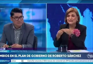 Iván Arenas: A partir de 28 de julio, creo que Roberto Sánchez aplicará su plan original