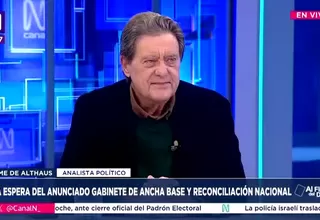Jaime de Althaus: Delia Espinoza es conflictiva