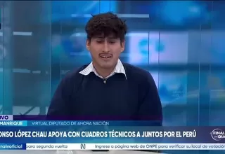 Jair Manrique: En Ahora Nación no hemos pedido ningún ministerio