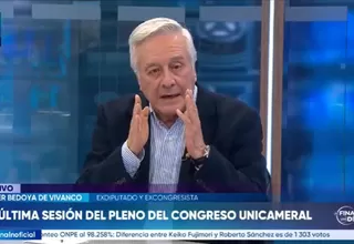 Javier Bedoya: Me parece muy acertado que se haya restituido el sistema bicameral