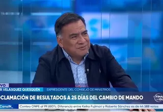 Javier Velásquez Quesquén: La ONPE ha debido de modernizar sus procesos
