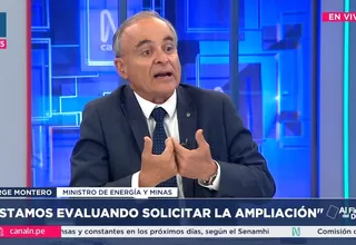 Jorge Montero: Estamos evaluando solicitar la ampliación del REINFO