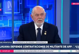 Jorge Montoya: He pedido la censura del presidente del Congreso en enero