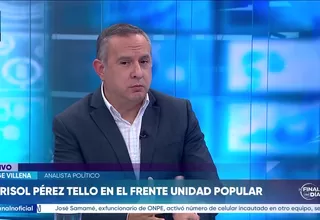 Jorge Villena: Marisol Pérez Tello se alejó del legado histórico del PPC