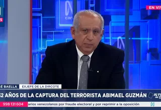 José Baella: La captura de Abimael fue el hito, el inicio de la pacificación