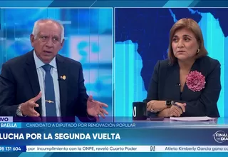 José Baella: Tenemos el objetivo de llegar a la segunda vuelta en Renovación Popular
