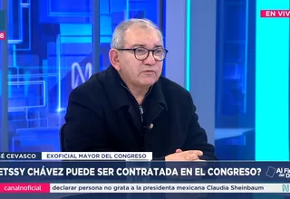 José Cevasco: Betssy Chávez está suspendida y no puede ejercer otra función pública