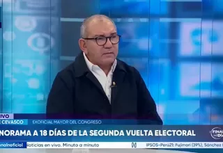 José Cevasco: Hay que romper con ese mito de que se le puede vacar a quien sea presidente