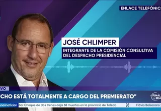José Chlimper: Yo me mantengo como asesor