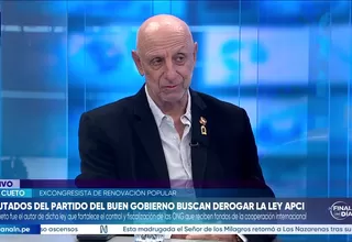 José Cueto: El señor Maraví tiene varios atestados