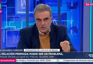 José Eduardo Cardozo: La delación premiada puede ser un problema porque dicen lo que el fiscal quiere oir