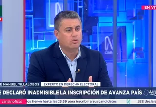 José Manuel Villalobos: Carta de renuncia de Butters se tenía que presentar en el expediente al JEE