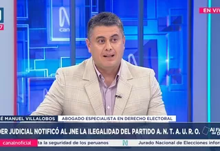 José Manuel Villalobos: Corresponde a las municipalidades clausurar locales del ilegalizado partido A.N.T.A.U.R.O