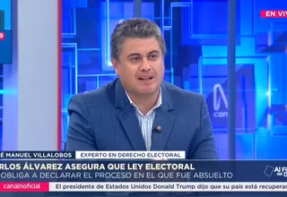 José Manuel Villalobos: No tienes que declarar las denuncias, sino las sentencias condenatorias