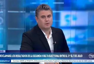 José Manuel Villalobos: Primera vez que un partido como Fuerza Popular organiza una cantidad significativa de personeros