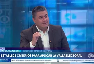 José Manuel Villalobos: El que no pasa la valla pierde la inscripción en enero del 2027