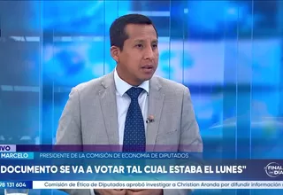 José Marcelo sobre pedido de facultades: Es muy proyecto muy general, no es específico, no es acotado como creemos debería ser
