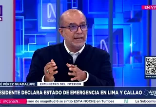 José Pérez Guadalupe: Jerí tiene que hacer un deslinde de las leyes procrimen