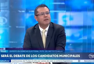 José Tello sobre proceso sancionador que abrió el JEE Lima Centro a López Aliaga: Lo que está cuestionando es una propaganda electoral engañosa
