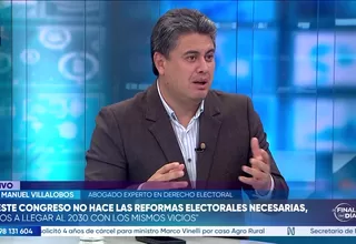 José Villalobos: Los partidos no están obligados a participar en debates