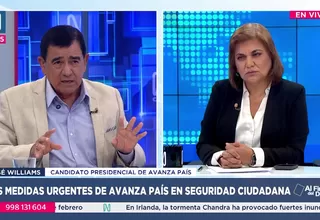 José Williams: El presidente José Jerí no da para más