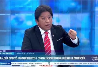 Josué Gutiérrez, sobre Betbiary Díaz Coral y Margarita Yahuana Correa: Las dos funcionarias son personal de confianza