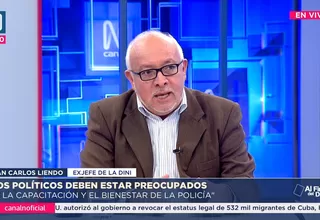 Juan Carlos Liendo: Los polítcos deben estar preocupados en la capacitación de la Policía