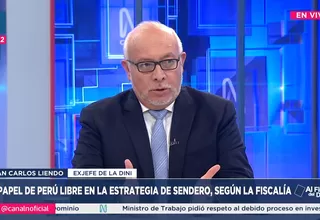 Juan Carlos Liendo sobre acusación a Bermejo y Bellido por afiliación terrorista