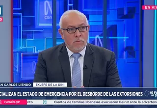 Juan Carlos Liendo: Ya no es un problema de policías y ladrones, sino de seguridad interna